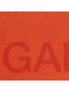 muffler scarf A4588 493 ORANGE - GANNI - BALAAN.