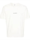 24/1 Jersey Garment Dyed Logo Short Sleeve T-Shirt White - CP COMPANY - BALAAN 2