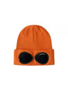 Goggle Detail Ribbed Beanie Orange - CP COMPANY - BALAAN 2