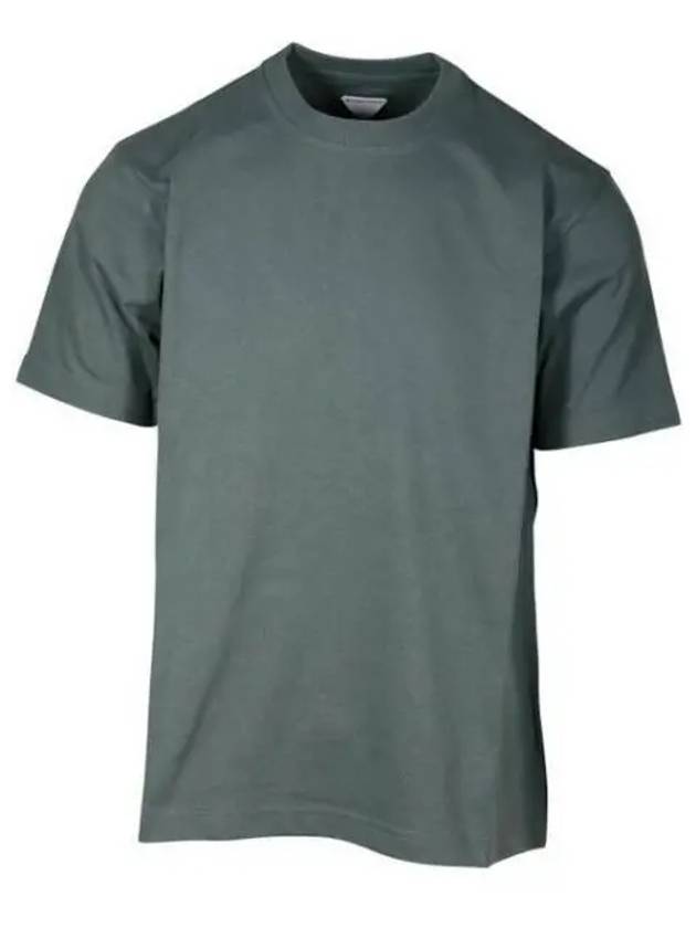 Cotton Short Sleeve T-Shirt Green - BOTTEGA VENETA - BALAAN 2