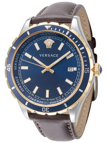 Versace Hellenyium Quartz Blue Dial Men's Watch VE3A00420 - VERSACE - BALAAN 1