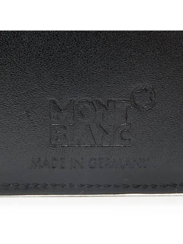 14548 Black Color Leather 6 Credit Card Men s Half Wallet - MONTBLANC - BALAAN 5