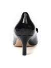 Salvatore Erice 55 Pumps Heel Black - SALVATORE FERRAGAMO - BALAAN.