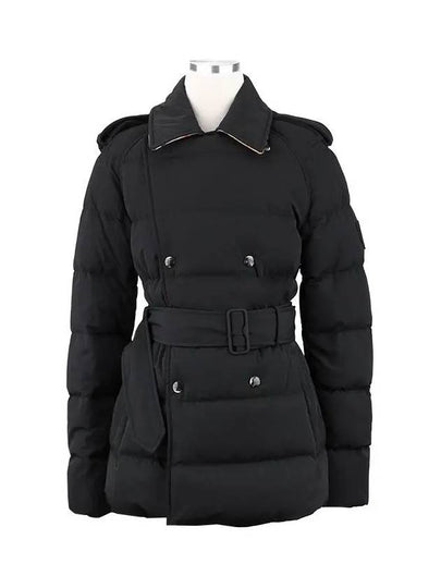 Burberry Down Jacket With Waist Belt Women s Black - BURBERRY - BALAAN 2