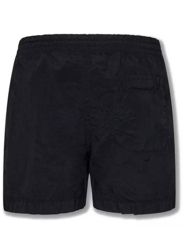 Kids Nylon Metal Swim Short Black - STONE ISLAND - BALAAN 4