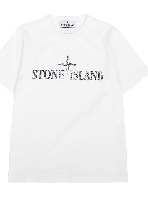 Kids Logo Print Cotton T Shirt 781621073 V0001 6 8 - STONE ISLAND - BALAAN 2