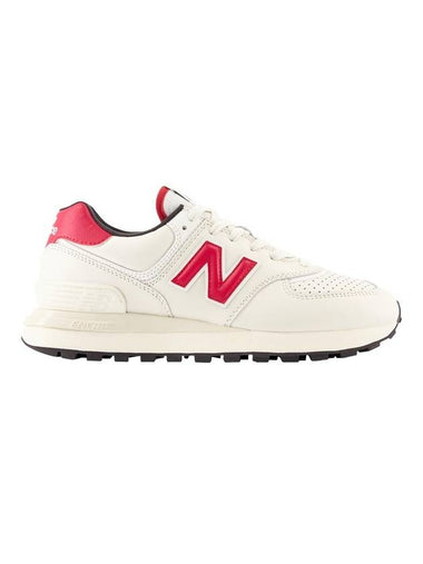 574 Legacy Low Top Sneakers Angora Crimson - NEW BALANCE - BALAAN 1