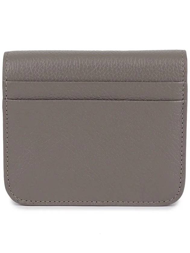 Logo Coin Pocket Flap Half Wallet Medium Grey - BALENCIAGA - BALAAN 4