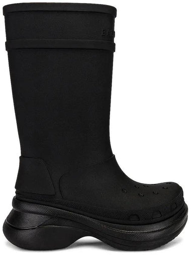 WoMen's Crocs Rubber Long Boots Black - BALENCIAGA - BALAAN 1