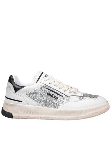 Ghōud Sneakers In Soft Treated Leather With Glitter Detail - GHOUD - BALAAN 1