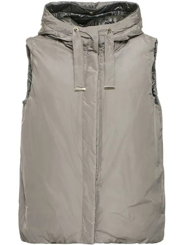 Jsoft Reversible Padded Vest Grey - MAX MARA - BALAAN 5