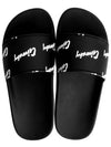 All Over Print Flat Slippers Black - GIVENCHY - BALAAN 4