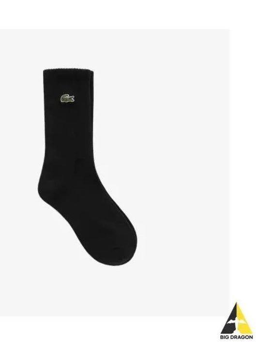 sports socks black - LACOSTE - BALAAN 1