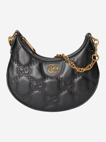 GG Matelasse Leather Mini Shoulder Bag Black - GUCCI - BALAAN 2