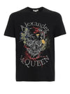 Botanical Logo Short Sleeve T-Shirt Black - ALEXANDER MCQUEEN - BALAAN 3