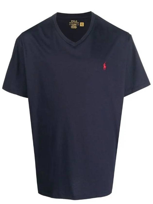 24SS Polo Men's Classic Fit Jersey V-Neck T-Shirt 710708261004 - RALPH LAUREN - BALAAN 1