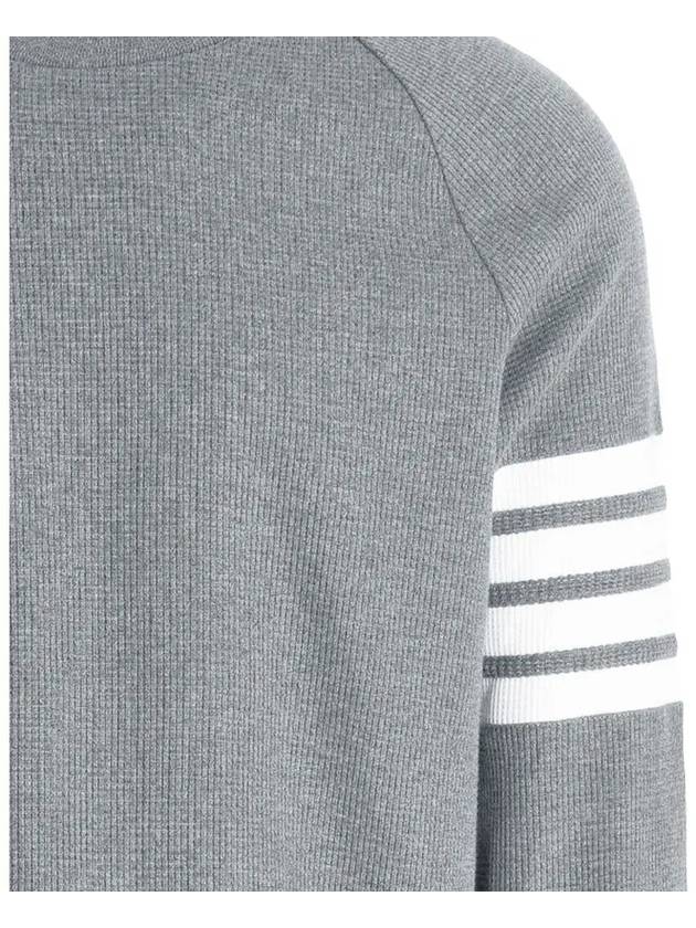 4 Bar Stripe Sweatshirt Grey - THOM BROWNE - BALAAN 4