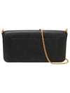 V Logo Signature Clutch Bag Black - VALENTINO - BALAAN 4