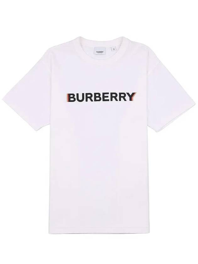 Cotton Short Sleeve T-Shirt White - BURBERRY - BALAAN 2