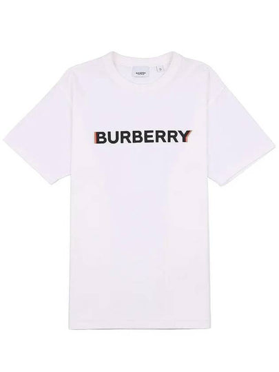 Cotton Short Sleeve T-Shirt White - BURBERRY - BALAAN 2