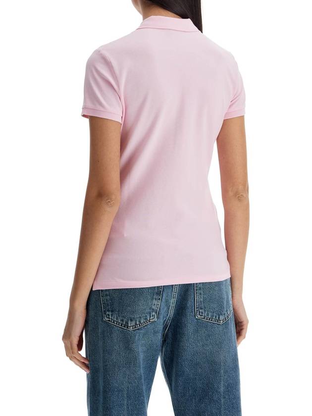 Women's Julie Embroidered Logo Short Sleeve Polo Shirt Pink - POLO RALPH LAUREN - BALAAN 4