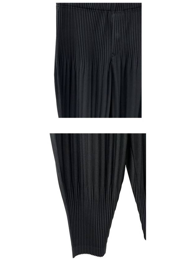 HP39 JF453 15 Homme Pliss Basic Pants Black Men s TJ - ISSEY MIYAKE - BALAAN 5