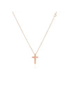 20062160 Metropolitan Cross 18K Pink Gold Necklace - DAMIANI - BALAAN 1