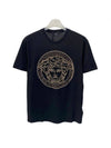 Men's Medusa Logo Short Sleeve T-Shirt Black - VERSACE - BALAAN 2