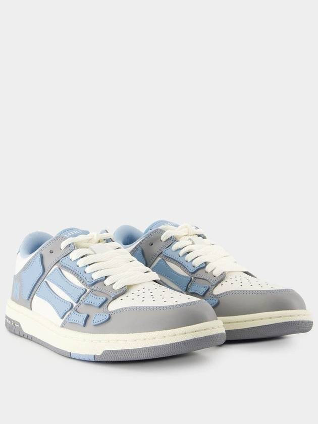 Varsity Skel Top Low Sneakers - Amiri - Leather - Blue - AMIRI - BALAAN 2