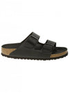 Arizona Double Buckle Slippers Black - BIRKENSTOCK - BALAAN 1