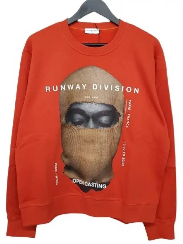 NCW19242 890 Mask Sweatshirt Red Orange - IH NOM UH NIT - BALAAN 2