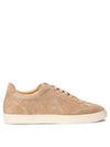 Almond Toe Leather Low Top Sneakers Sand Beige - BRUNELLO CUCINELLI - BALAAN 2