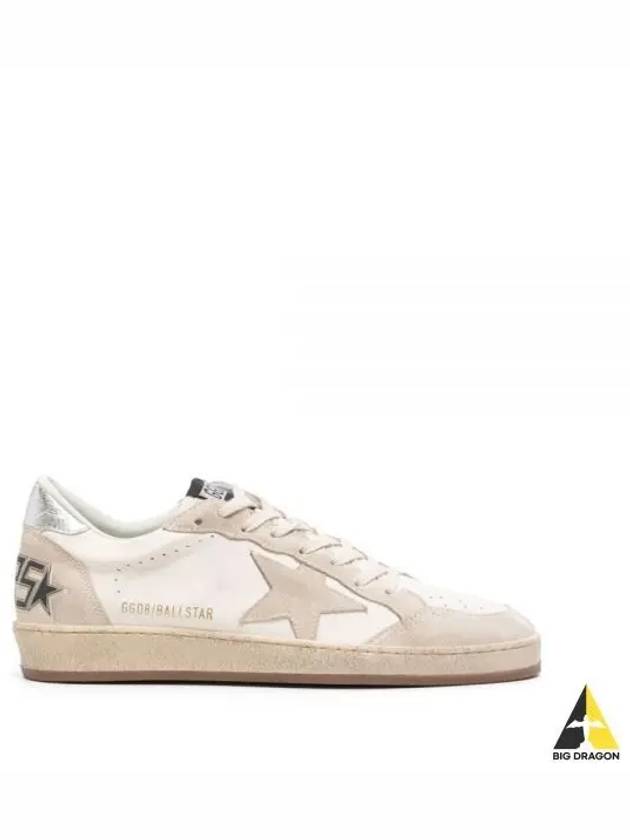 Ball Star Low Top Sneakers Grey White - GOLDEN GOOSE - BALAAN 2