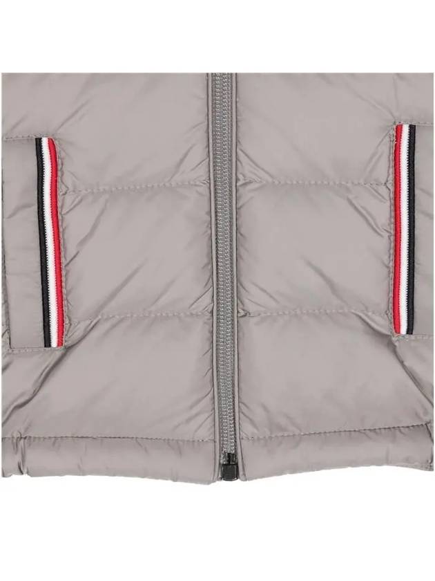 Moncler Baby MERARY Three Stripes Hooded Down Jacket Gray - MONCLER - BALAAN 2