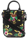 Courier Pop Bouquet Mini Tote Bag Black - KENZO - BALAAN 1