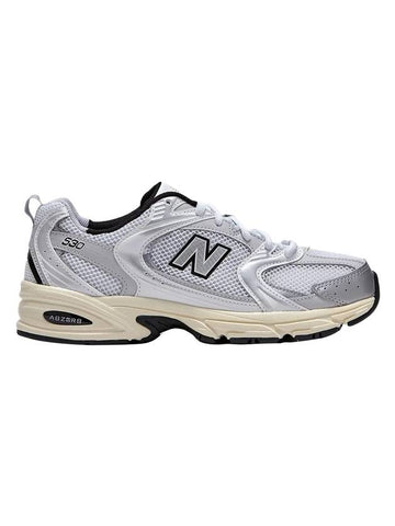 530 Low Top Sneakers Silver Cream - NEW BALANCE - BALAAN 1