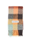 CA0084 CHESTNUT BROWN YELLOW GREEN Muffler - ACNE STUDIOS - BALAAN 1