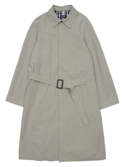 Garance Belt Single Trench Coat Putty - A.P.C. - BALAAN 2