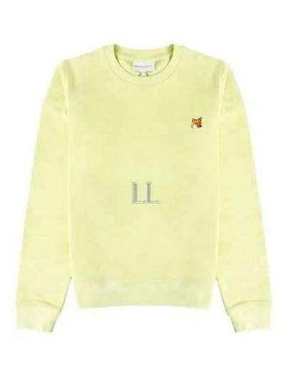 Fox Head Patch Regular Sweatshirt Yellow - MAISON KITSUNE - BALAAN 2