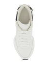 Sprint Runner Black Tab Low Top Sneakers White - ALEXANDER MCQUEEN - BALAAN 3