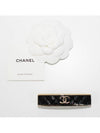 CC Logo Quilting Hair Clip Black - CHANEL - BALAAN 3