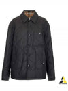 Reversible Vintage Check Thermoregulated Overshirt Jacket Black - BURBERRY - BALAAN 2