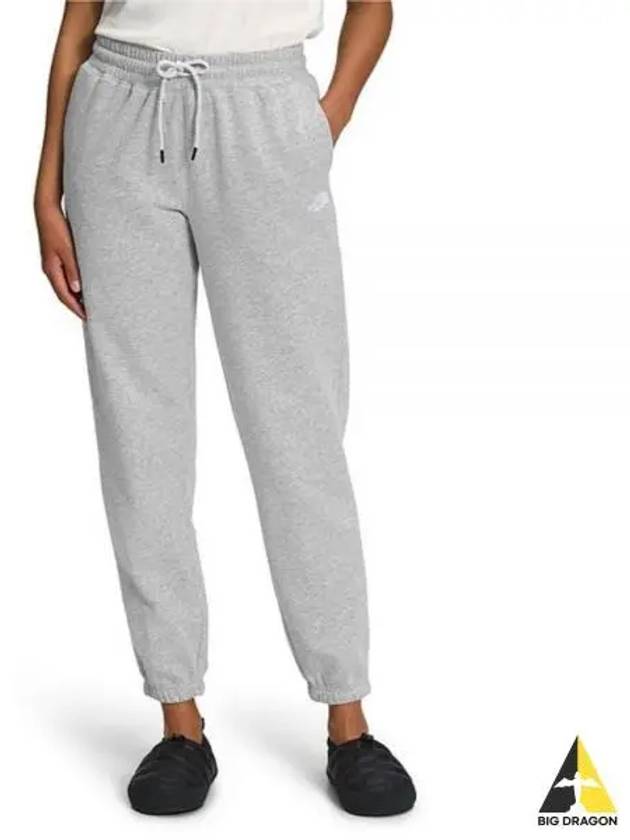 Women's Half Dome Fleece Sweat Track Pants Grey - THE NORTH FACE - BALAAN 2