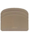 Demi Lune Card Wallet Beige - A.P.C. - BALAAN 3