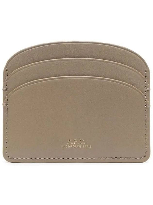 Demi Lune Card Wallet Beige - A.P.C. - BALAAN 2