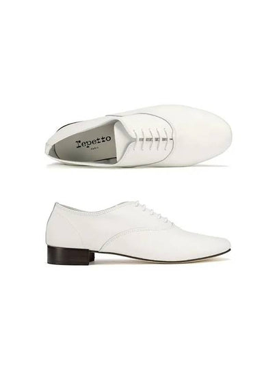 Women's Zizi Matte Leather Oxford White - REPETTO - BALAAN 2