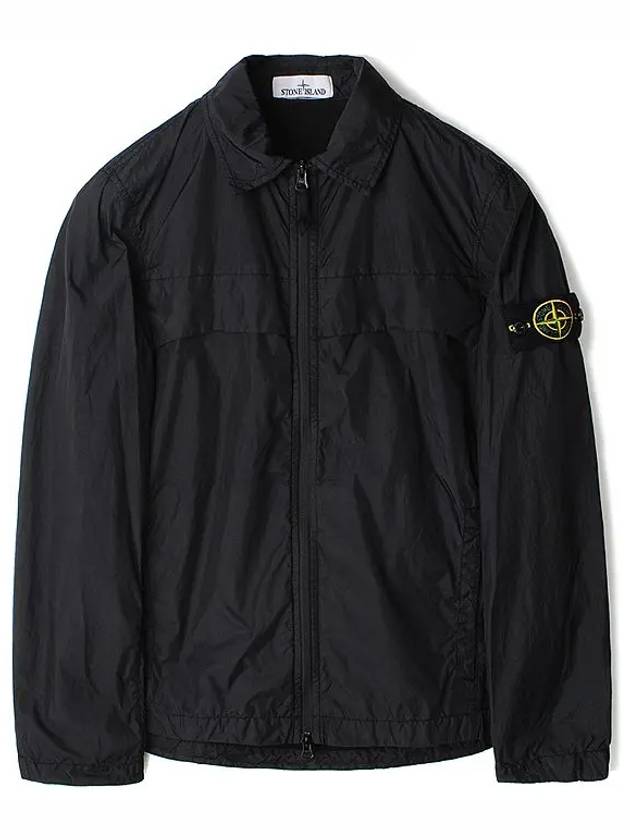 Garment Dyed Crinkle Reps R-NY Jacket Black - STONE ISLAND - BALAAN 2