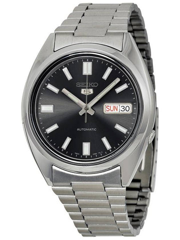 Seiko 5 Automatic Black Dial Stainless Steel Men's Watch SNXS79K1 - SEIKO - BALAAN 1