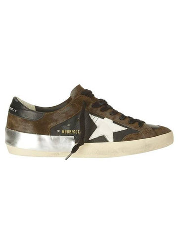 Superstar Suede Low Top Sneakers Black Brown - GOLDEN GOOSE - BALAAN 1