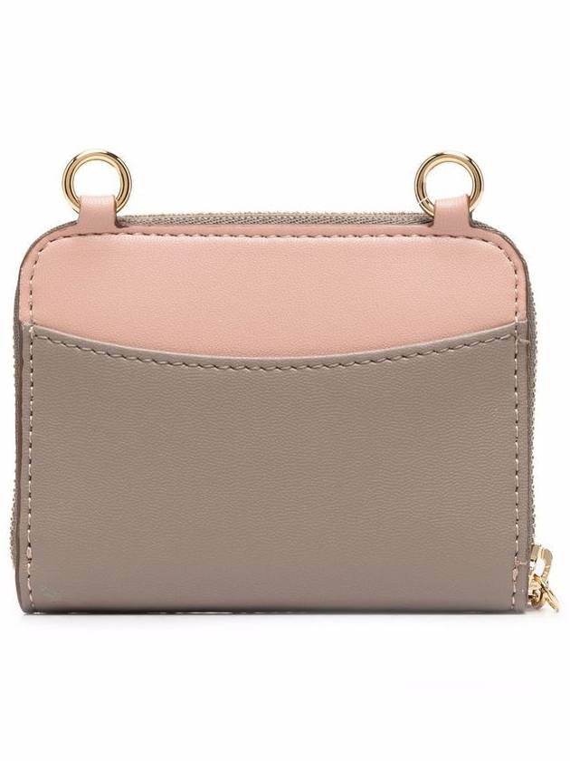 logo strap card wallet powder pink - STELLA MCCARTNEY - BALAAN 4